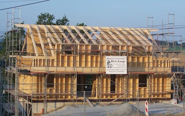 Haus in Holzständerbauweise